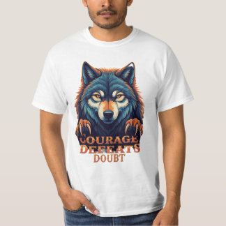 勇気が疑いを晴らす Tシャツ