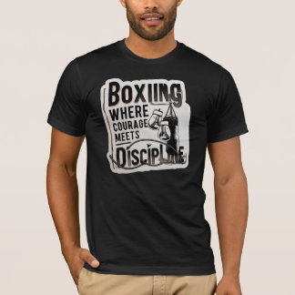勇気がdiscplineに出会うボクシング2 tシャツ