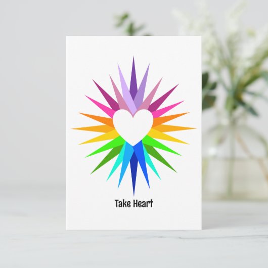 "勇気づけ" カード (スタンド正面)