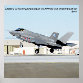 「勇気というのは、あなたが勝てないかもしれないという発見だ ポスター