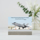 「勇気というのは、あなたが勝てないかもしれないという発見だ ポストカード (スタンド正面)