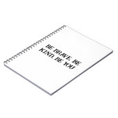 勇気と優しさの子供ノート ノートブック (左側)