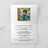 勇気と力でガンと闘う サンキューカード (内部)