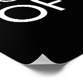 勇気と恐怖 – やる気を起こさせる引用文 ポスター (角)