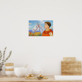 勇気と慈悲: トゥールのマルティヌス ポスター (キッチン)