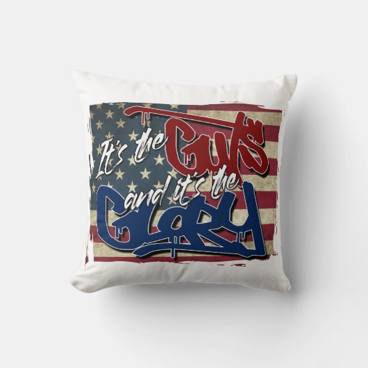 勇気と栄光 クッション (正面)