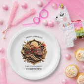 勇気と献身的な消防署 ペーパープレート (パーティー)