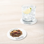 勇気と献身的な消防署 ラウンドペーパーコースター (インサイチュ)