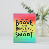 勇気と美しさと賢さのポストカード ポストカード (スタンド正面)