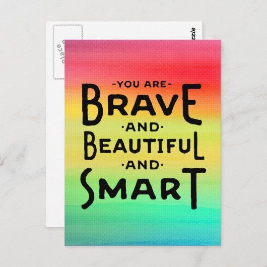 勇気と美しさと賢さのポストカード ポストカード (正面/裏面)