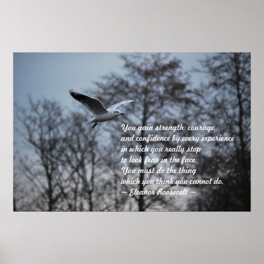 勇気と自信 ポスター (正面)