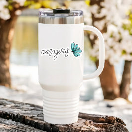 勇気のあるワードフラワーノートパソコン |ダイカットのシール シール