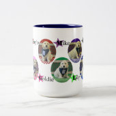 勇気のくずバンダナのマグ ツートーンマグカップ (中央)