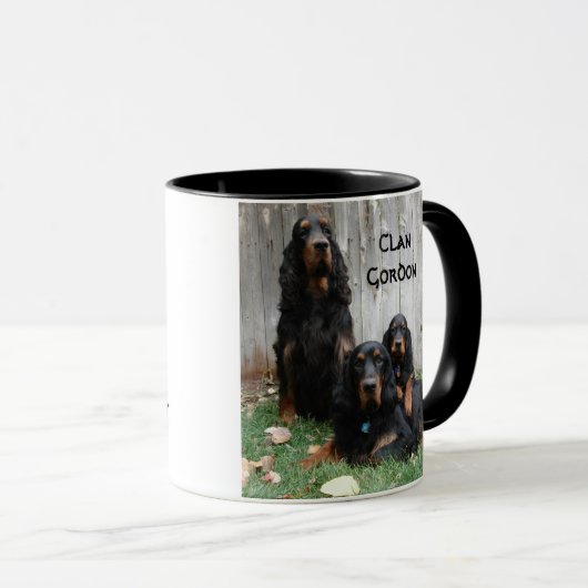 勇気のない技術によって、ゴードンセッターの陶磁器のマグ マグカップ (正面右)