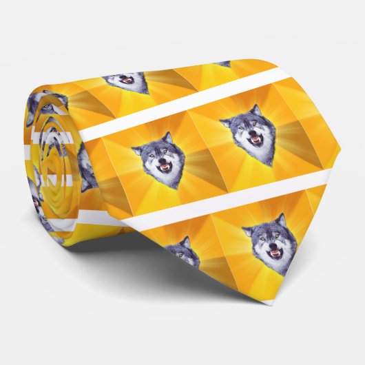 勇気のオオカミ ネクタイ (ロール)