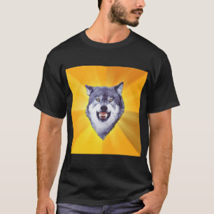 勇気のオオカミ Tシャツ