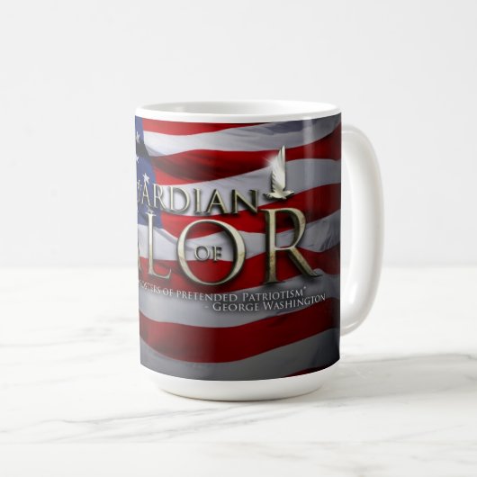 勇気のコーヒー・マグの保護者 コーヒーマグカップ (正面右)