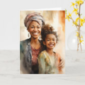 勇気のビーコン：母の日 カード (黄色い花)