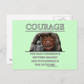 勇気のファンタジー(de)の意欲の元 ポストカード (正面/裏面)