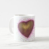 勇気のマグの女性 コーヒーマグカップ (正面左)