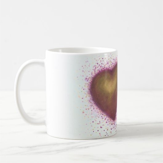 勇気のマグの女性 コーヒーマグカップ (左)