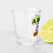 勇気の一発 ショットグラス (左)