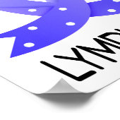 勇気の信仰の強さがリンパ浮腫を希望 ポスター (角)