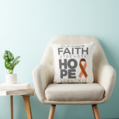 勇気の信仰の強さ希望の白血病認識度 クッション (椅子)