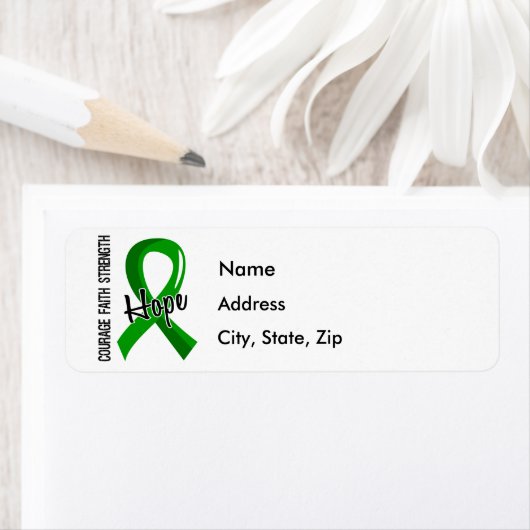 勇気の信仰希望5臓器の寄付 ラベル (インサイチュ)