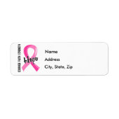 勇気の信仰5乳がん希望 ラベル (正面)