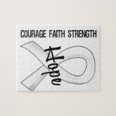 勇気の信頼の希望5の肺癌 ジグソーパズル (横)