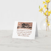 勇気の原則 カード (黄色い花)