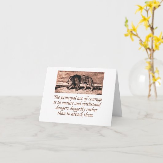 勇気の原則 カード (黄色い花)