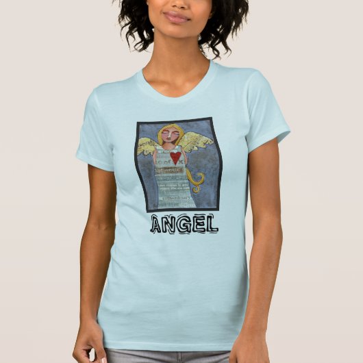 勇気の天使-あることを敢えてして下さい! Tシャツ (正面)