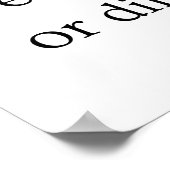 勇気の定義 – 危険に耐える強さ ポスター (角)