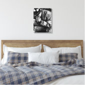 勇気の引き伸ばしキャンバス キャンバスプリント (インサイチュ (寝室))