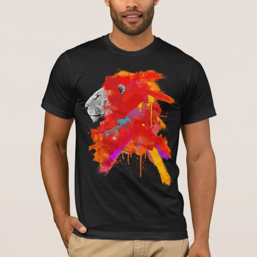 勇気の色(暗いワイシャツのために) Tシャツ (正面)