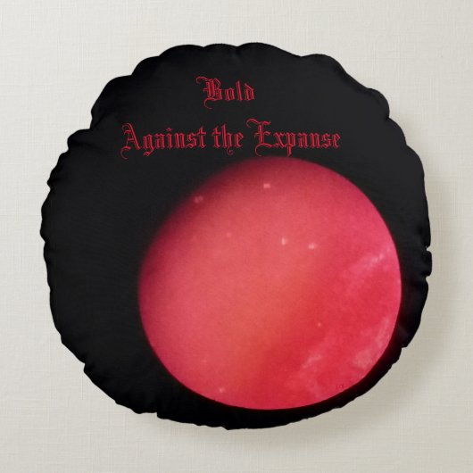 勇気の逆境 ラウンドクッション (正面)