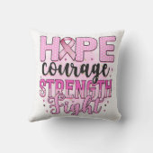 勇気の闘いを望む クッション (裏面)