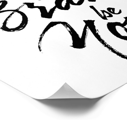 勇気はっきりしたを出せ ポスター (角)