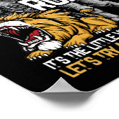 勇気は常にパーキンソン病を轟音にしない ポスター (角)