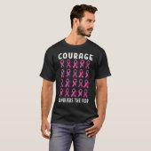 勇気は恐れを征服する Tシャツ (正面フル)
