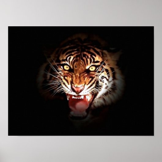 勇気やる気を起こさせるの爆笑の虎のポスター ポスター (正面)