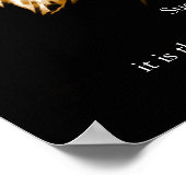 勇気やる気を起こさせるはげアメリカン・イーグル ポスター (角)