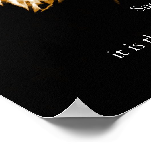 勇気やる気を起こさせるはげアメリカン・イーグル ポスター (角)