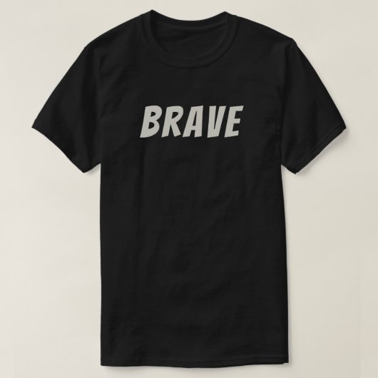 勇気を与えるモチベーション Tシャツ (デザイン正面)