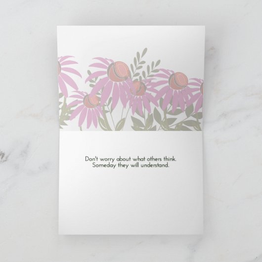 勇気を与える褒美 カード (内部)