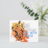 勇気を出して叫び、力で生きる ポストカード (スタンド正面)