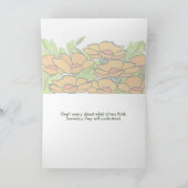 勇気を出す漫画のケシ カード (内部)