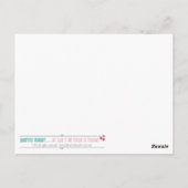 勇気を出せ。あはっきりしたれ。早く行け。やる気を起こさせる引用文 ポストカード (裏面)